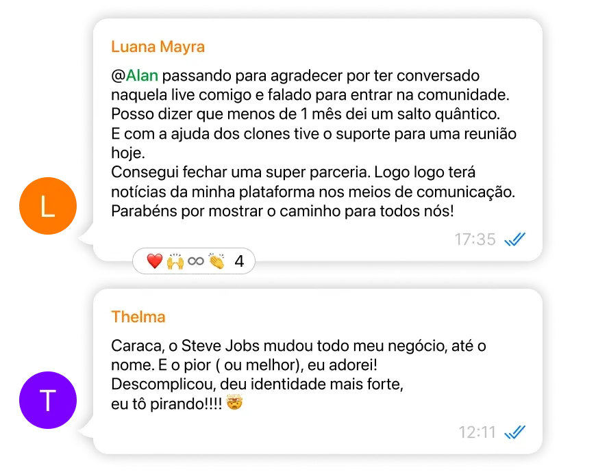 Depoimento Luana e Thelma