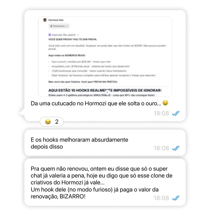 Depoimento Zap