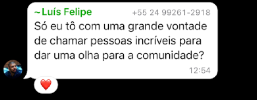 Chamar pessoas incríveis