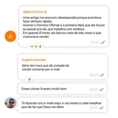 Depoimento Agência Grow IA e Eugenio