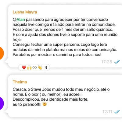 Depoimento Luana e Thelma